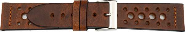 PREMIUM Lederuhrarmband braun