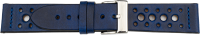 PREMIUM leather watchstrap blue